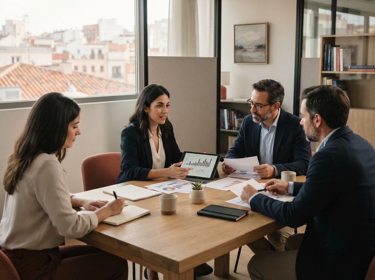 Nácar Investorio: equipo analítico revisando modelos de riesgo